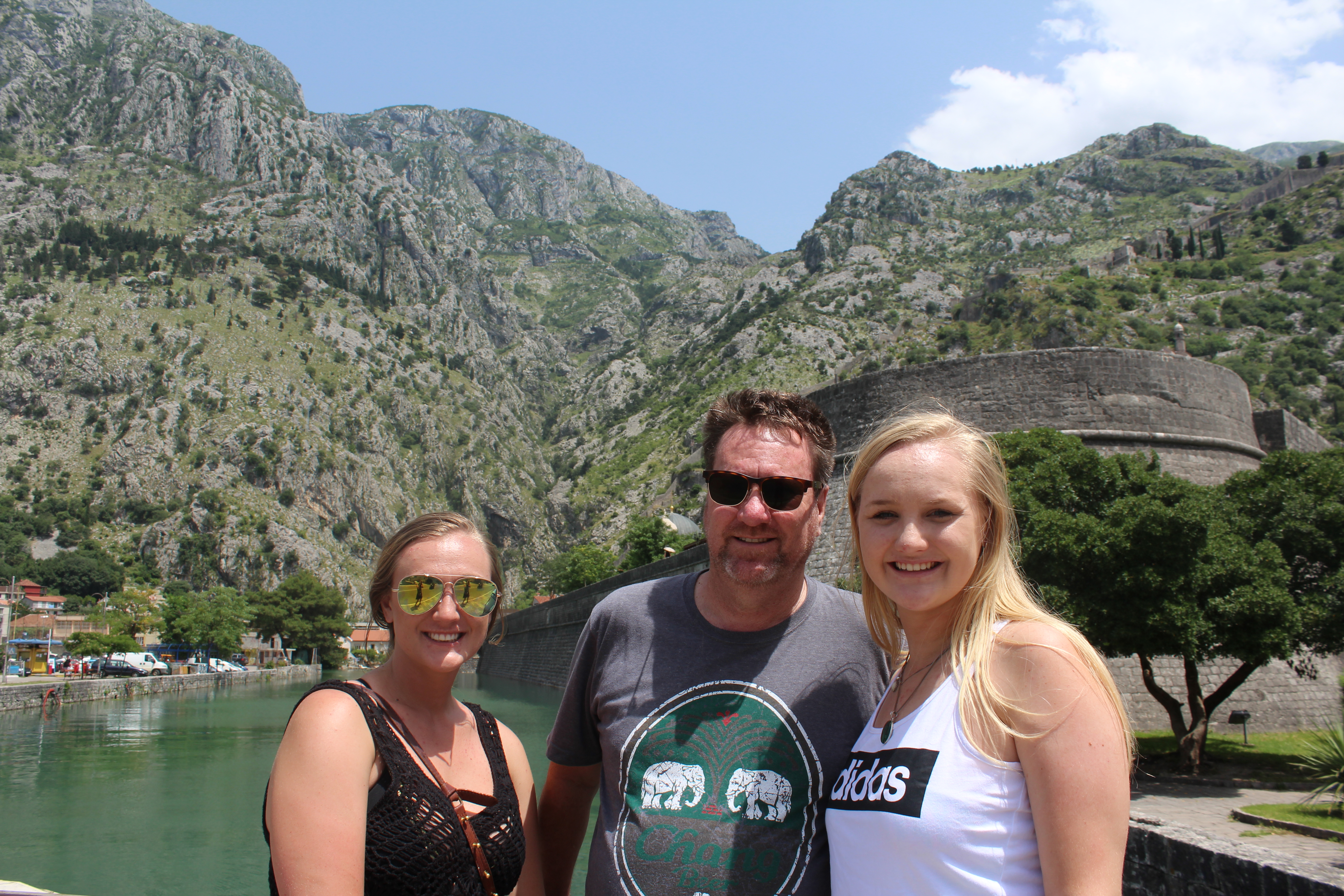 Bay of Kotor Montenegro mountains clear blue water