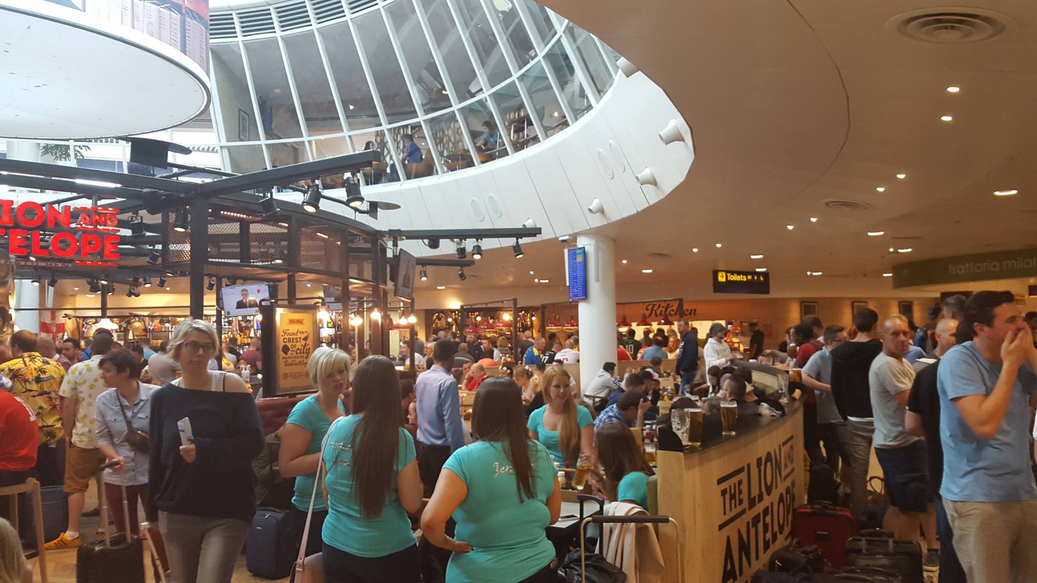 Thrilled in Manchester at Brexit vote celebration