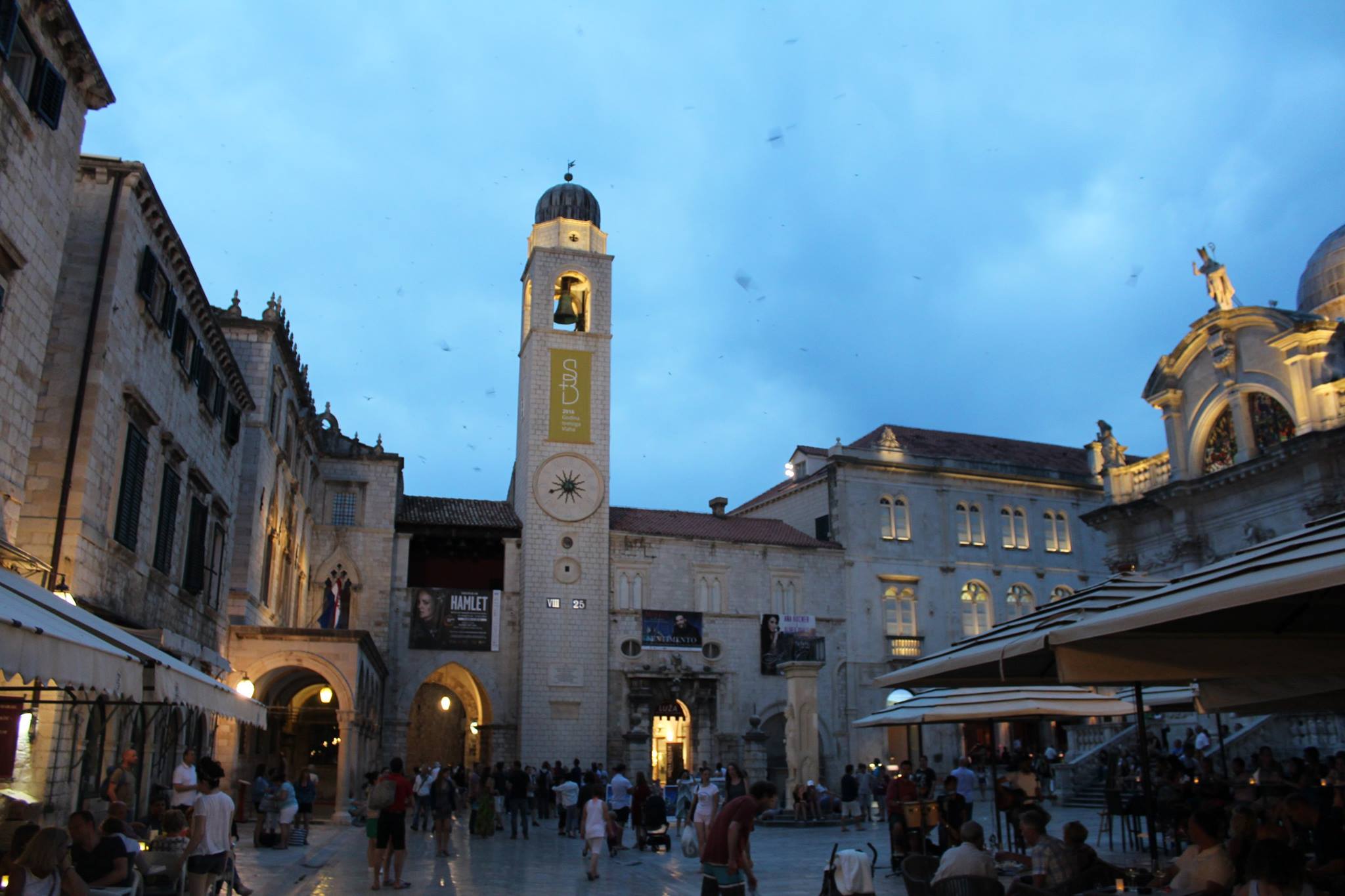 Dubrovnik Croatia old town rooftops walls panoramic