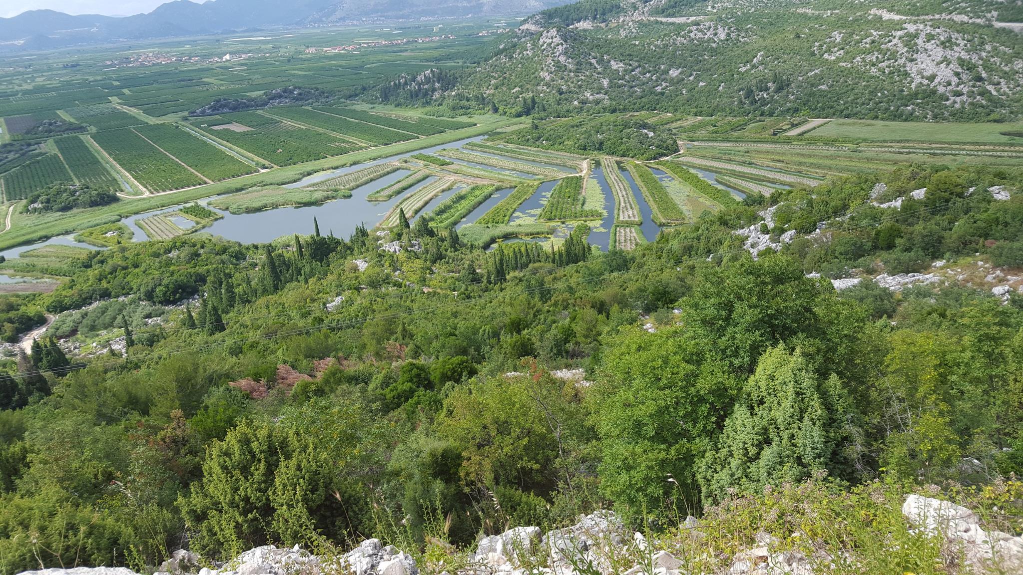 The valley of life heading towards Bosnia on the main road