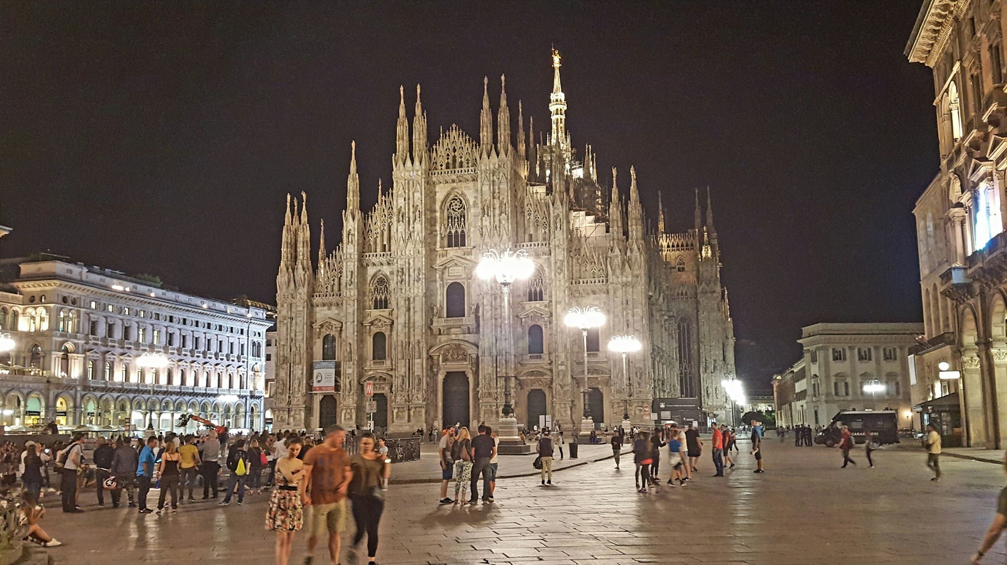 The Duomo in Milan after leaving the British pub Euro 2016