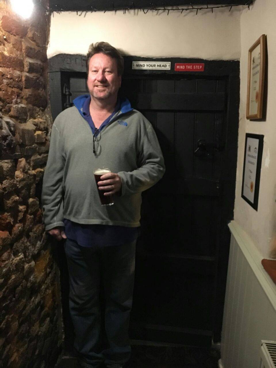 I am taller than a 16th century guy historic pub low doorway England