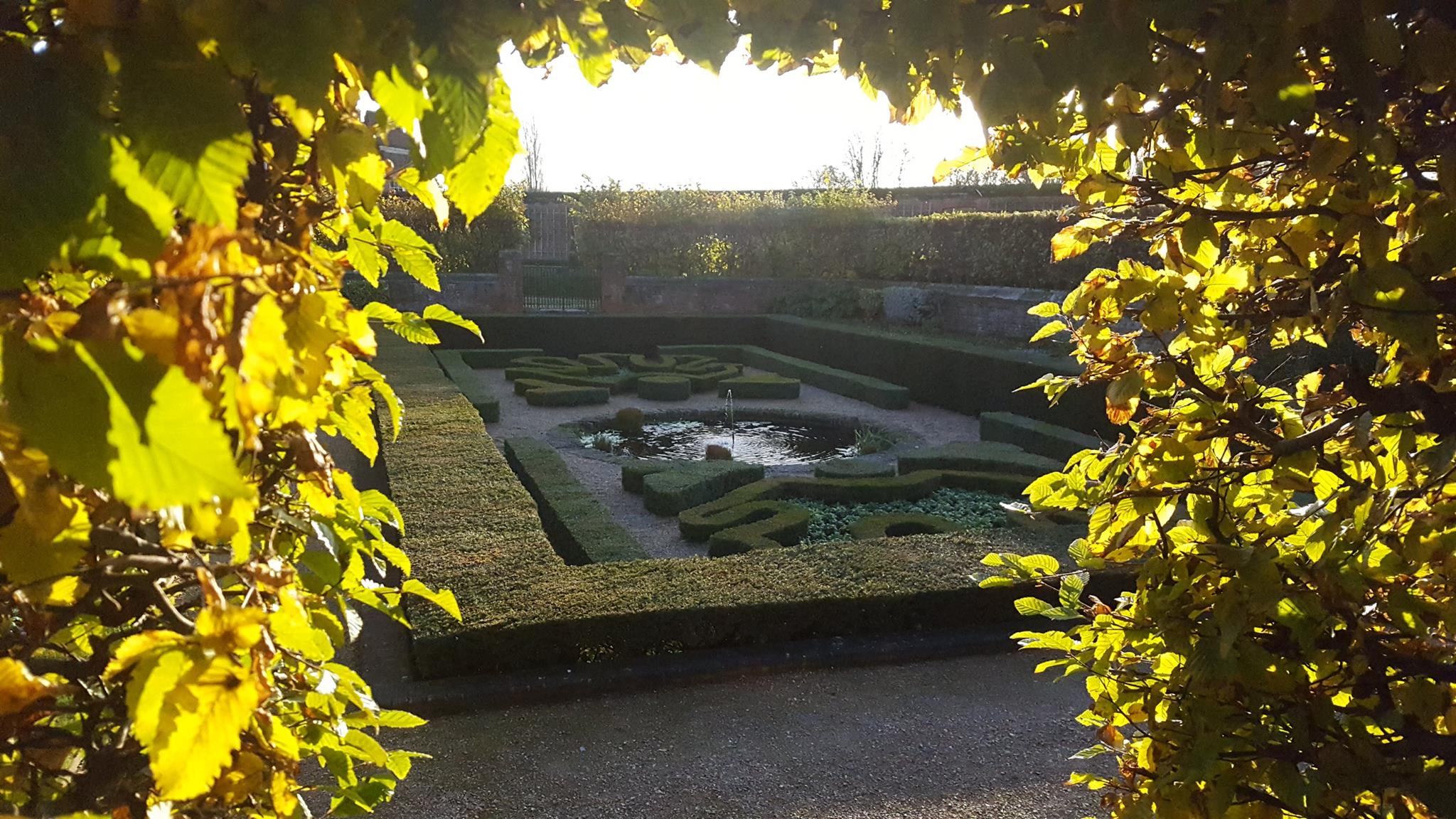 Sunken Gardens outside Hampton Court Palace Henry VIII Richmond Surrey