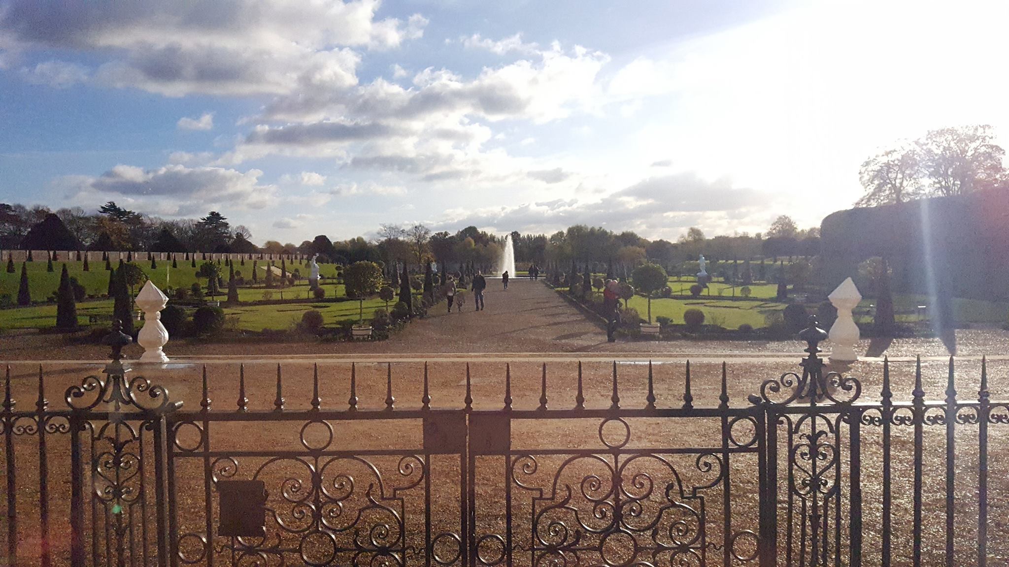 From inside Hampton Court Palace Henry VIII Surrey England