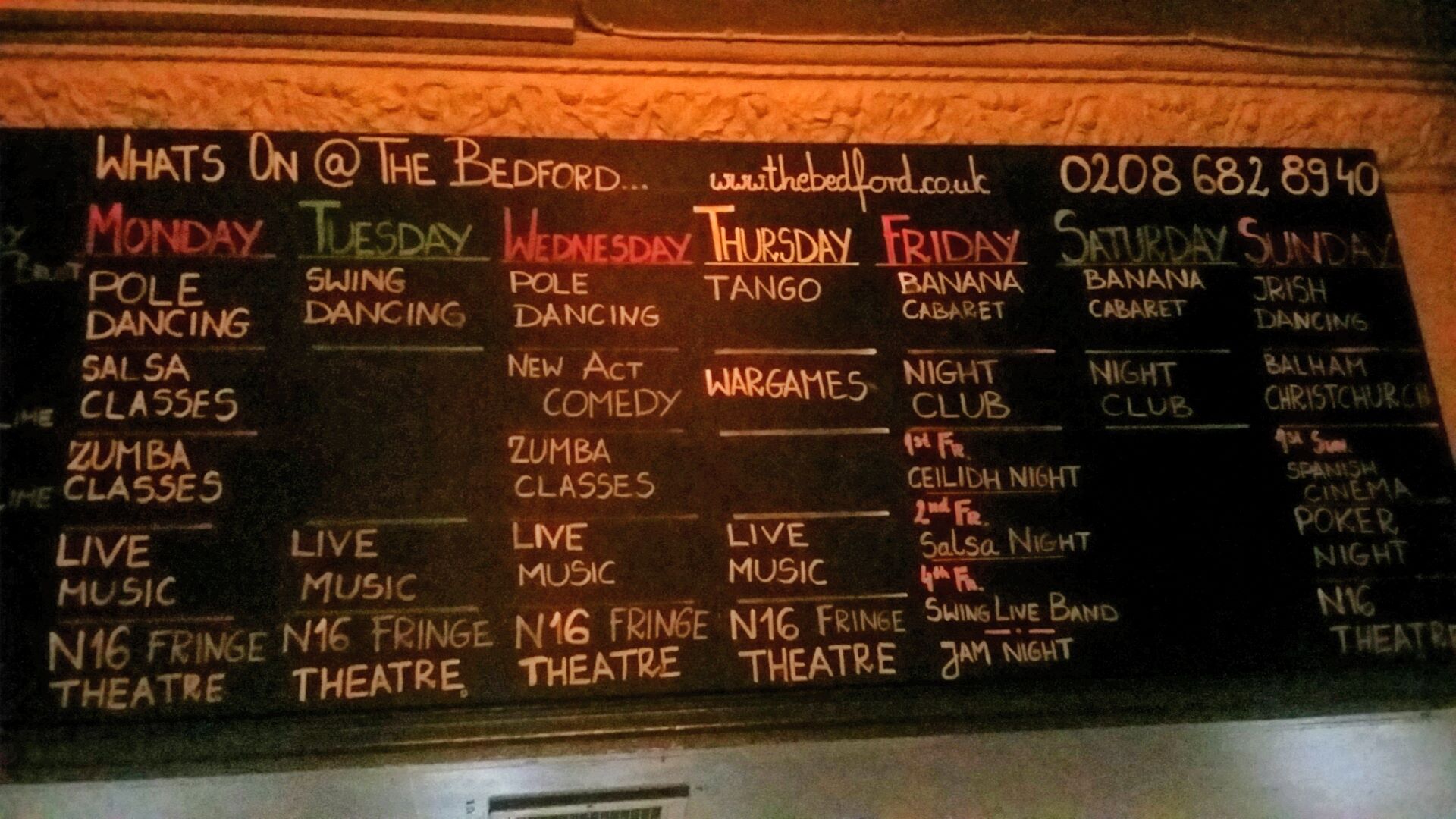 The Bedford Pub Clapham caters to everyone sports plays exercise dancing multiple floors