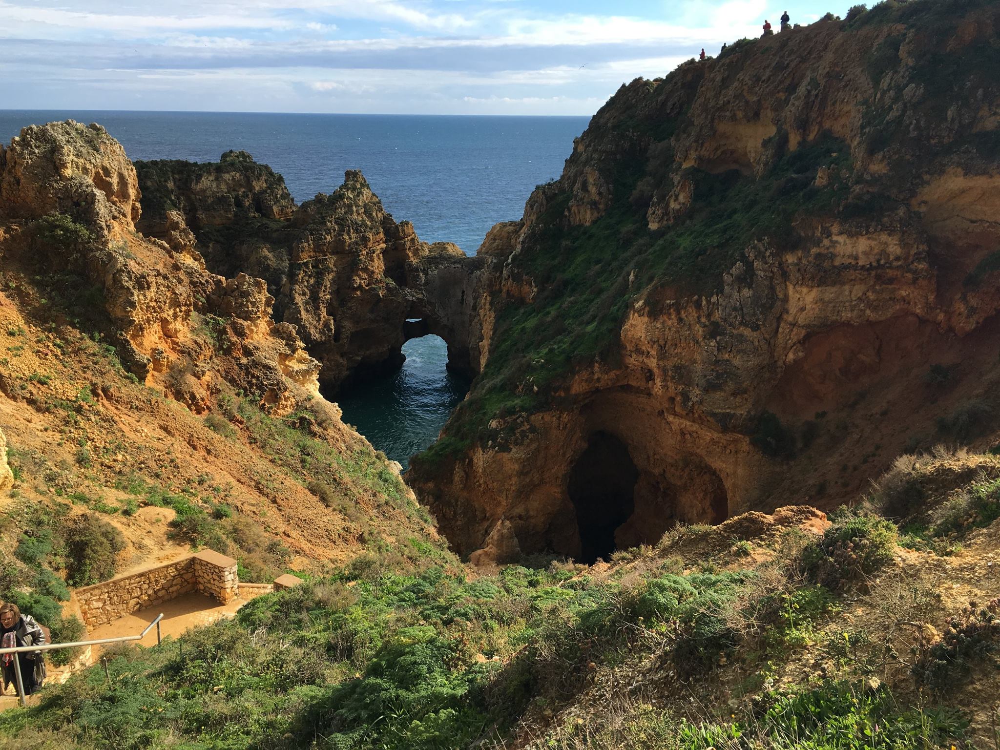 Sea cliffs Lagos Algarve