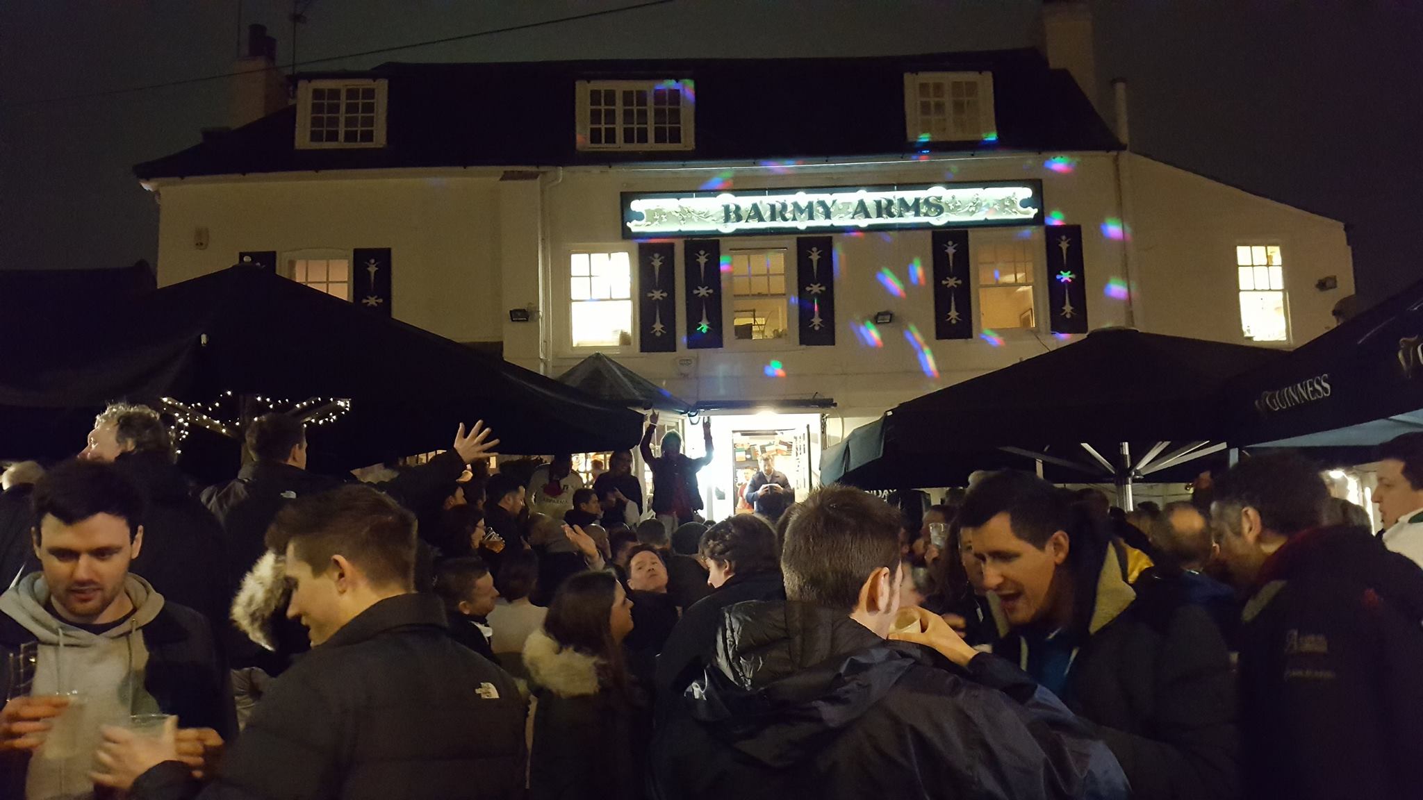 Post game Six Nations rugby Richmond England 2017