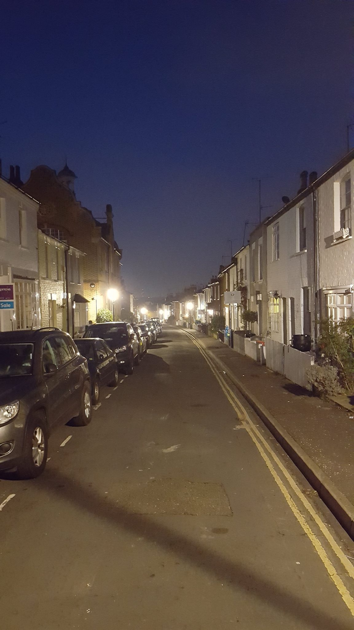 My street at first long term rental Richmond Surrey England
