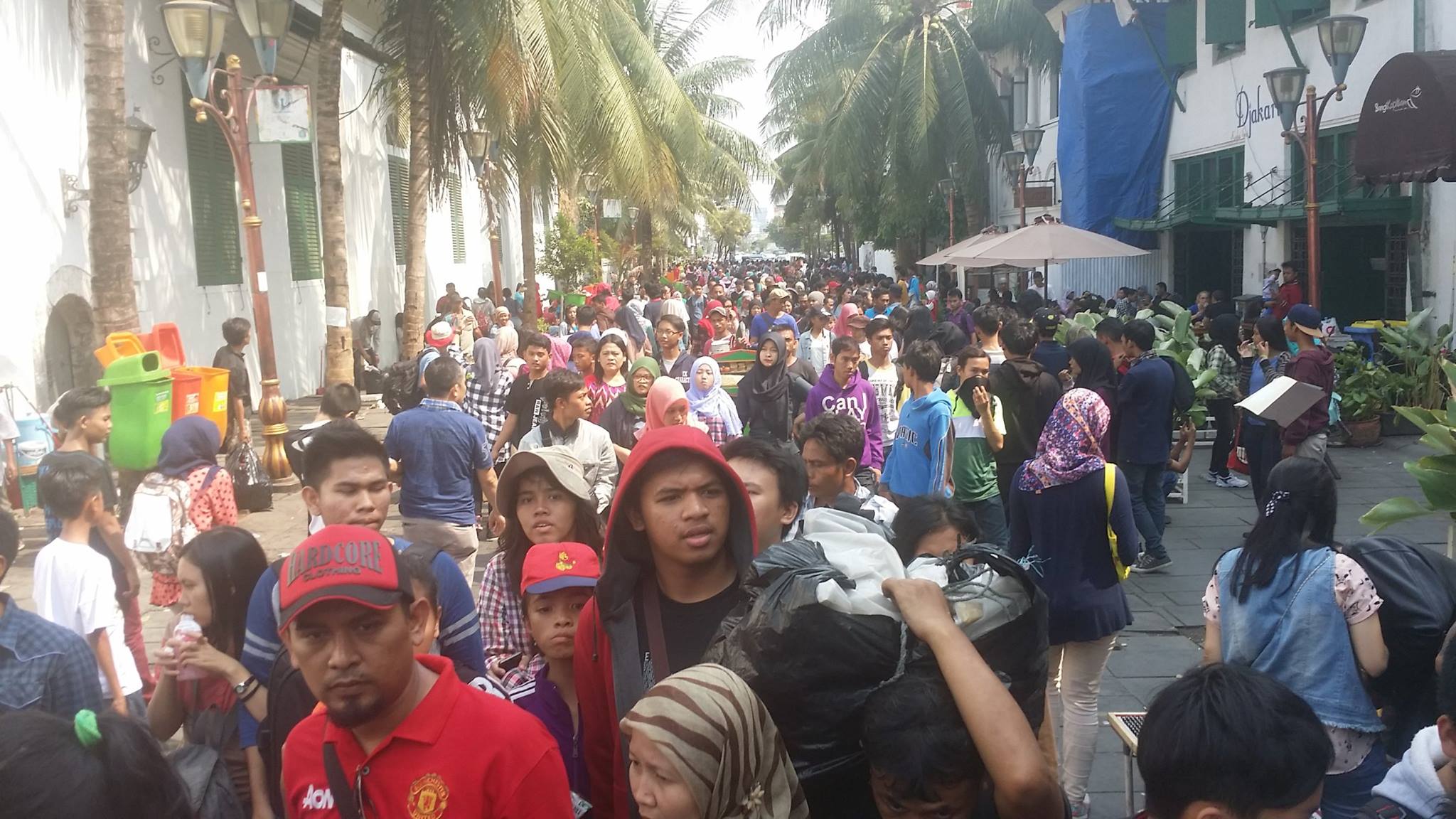 Just a lot of people everywhere Jakarta Indonesia
