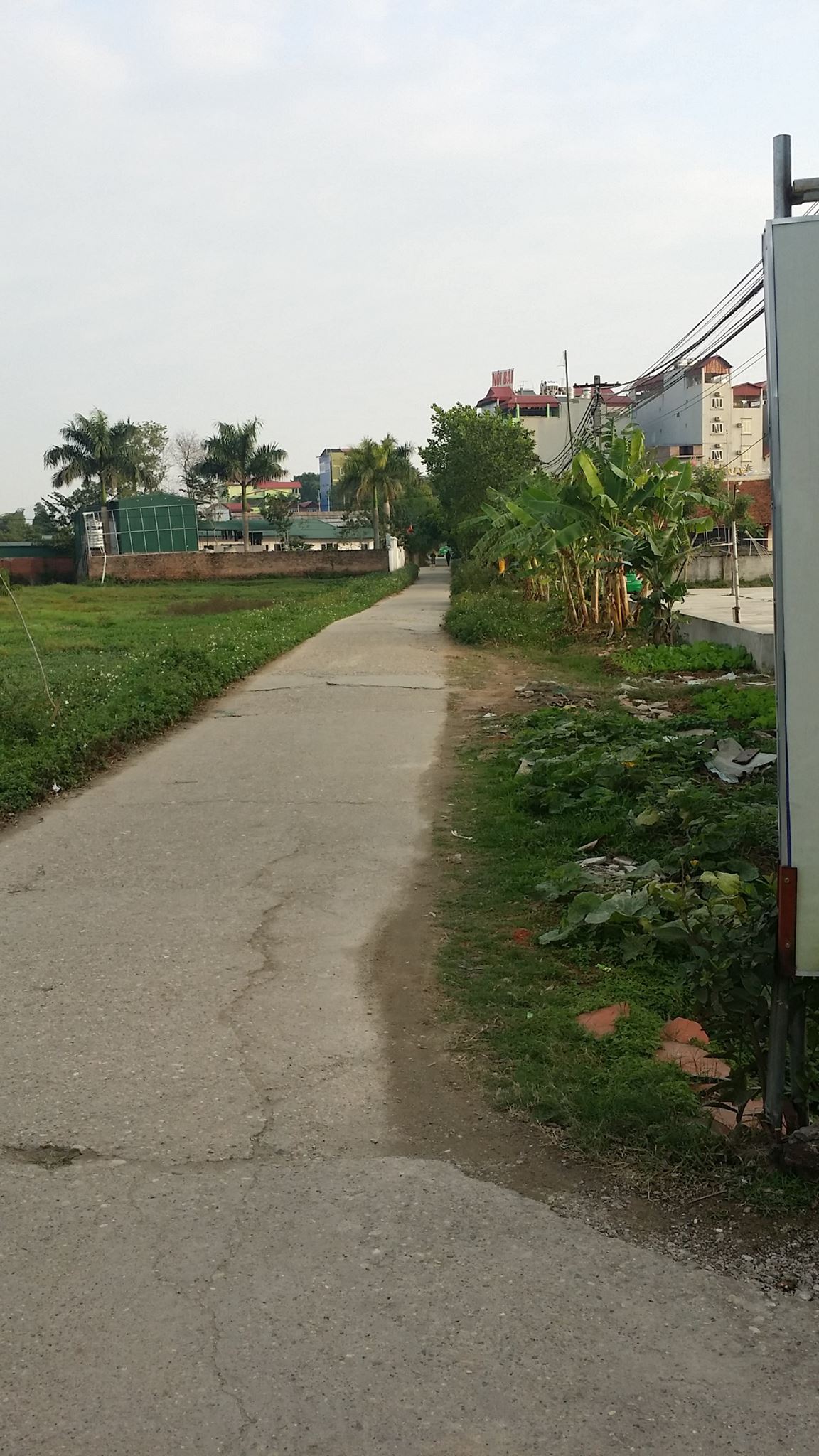 Side road to my hotel Hanoi Vietnam was riding on scooter here at night