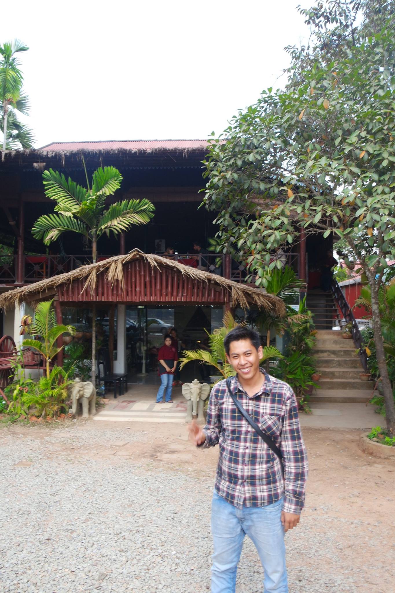 My tuk tuk driver Angkor Wat Siem Reap Cambodia