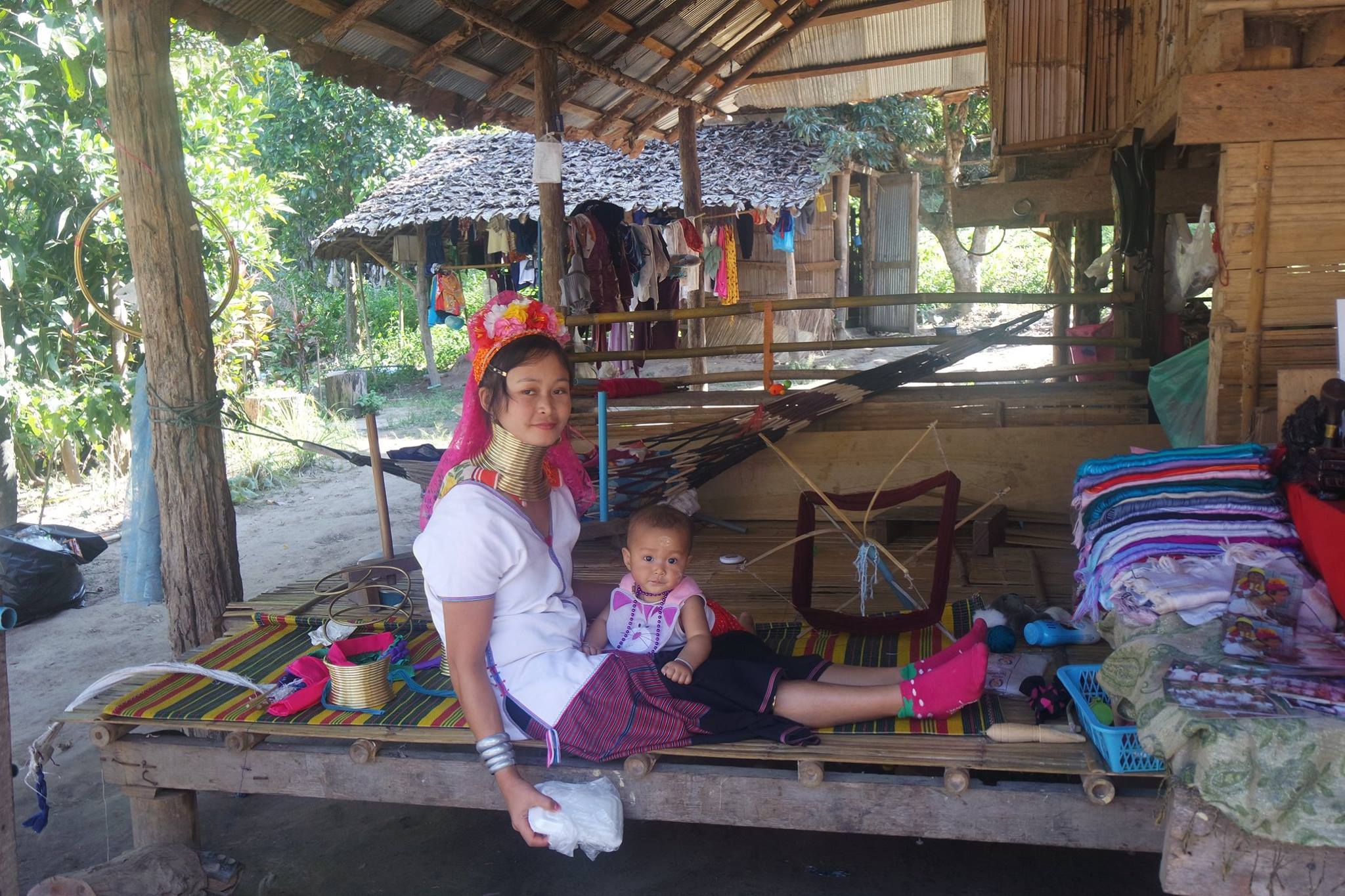 Karen Long Neck Village near Chiang Mai Thailand Myanmar Burma refugees