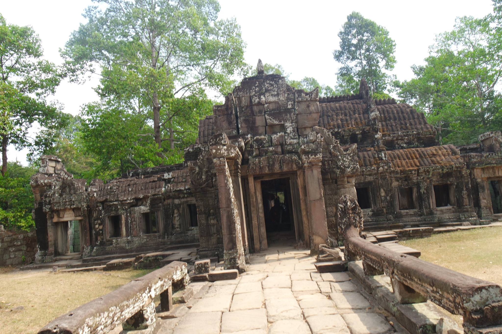 One of the jungle overgrown temples Angkor Wat Cambodia