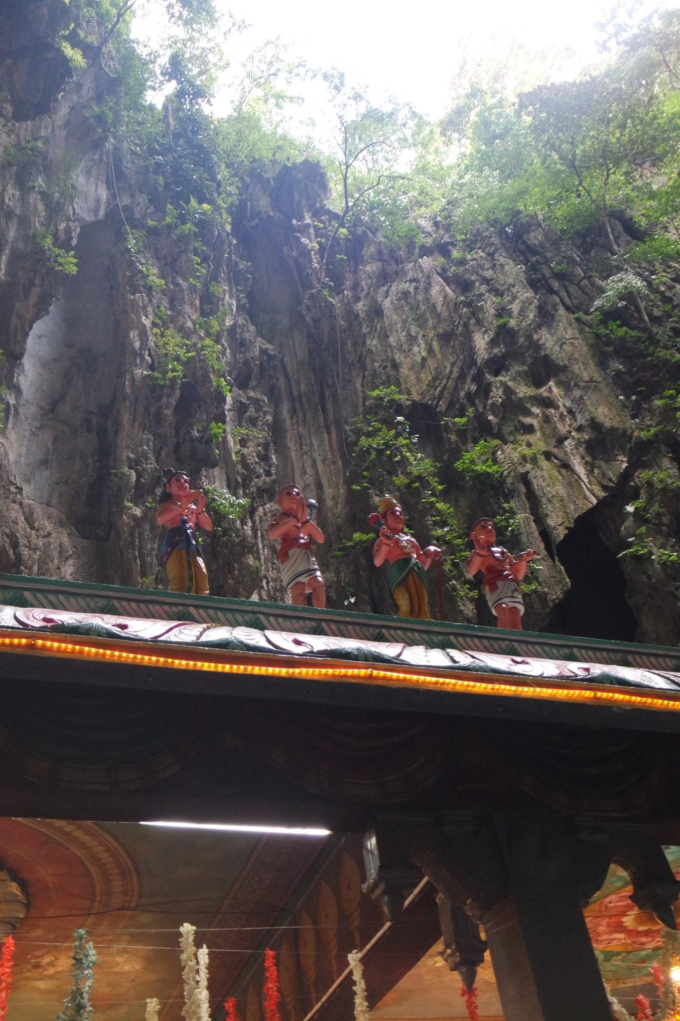 Batu Caves Hindu shrine inside cave Kuala Lumpur