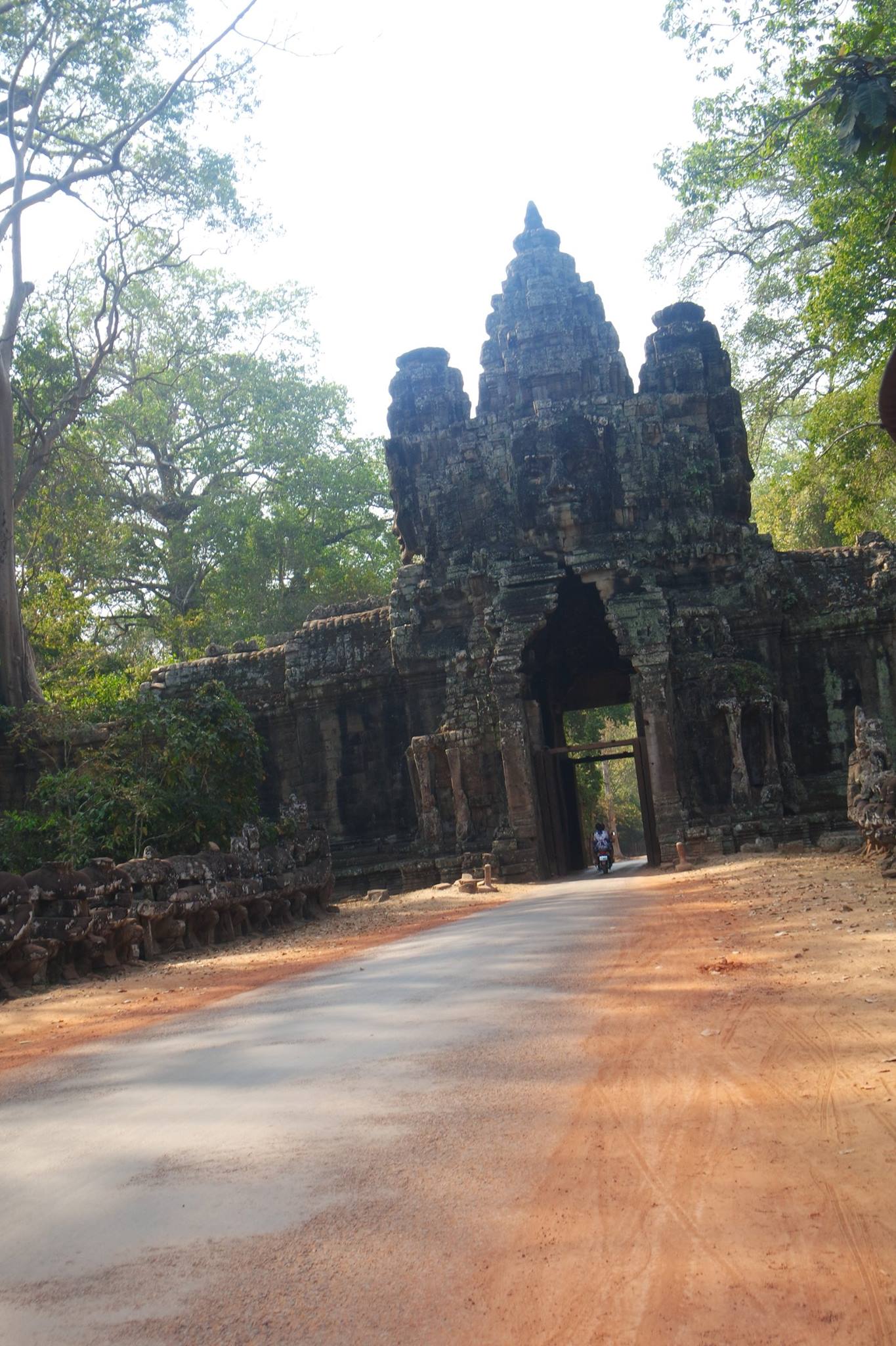 Gate to Angkor Thom Cambodia Khmer Empire