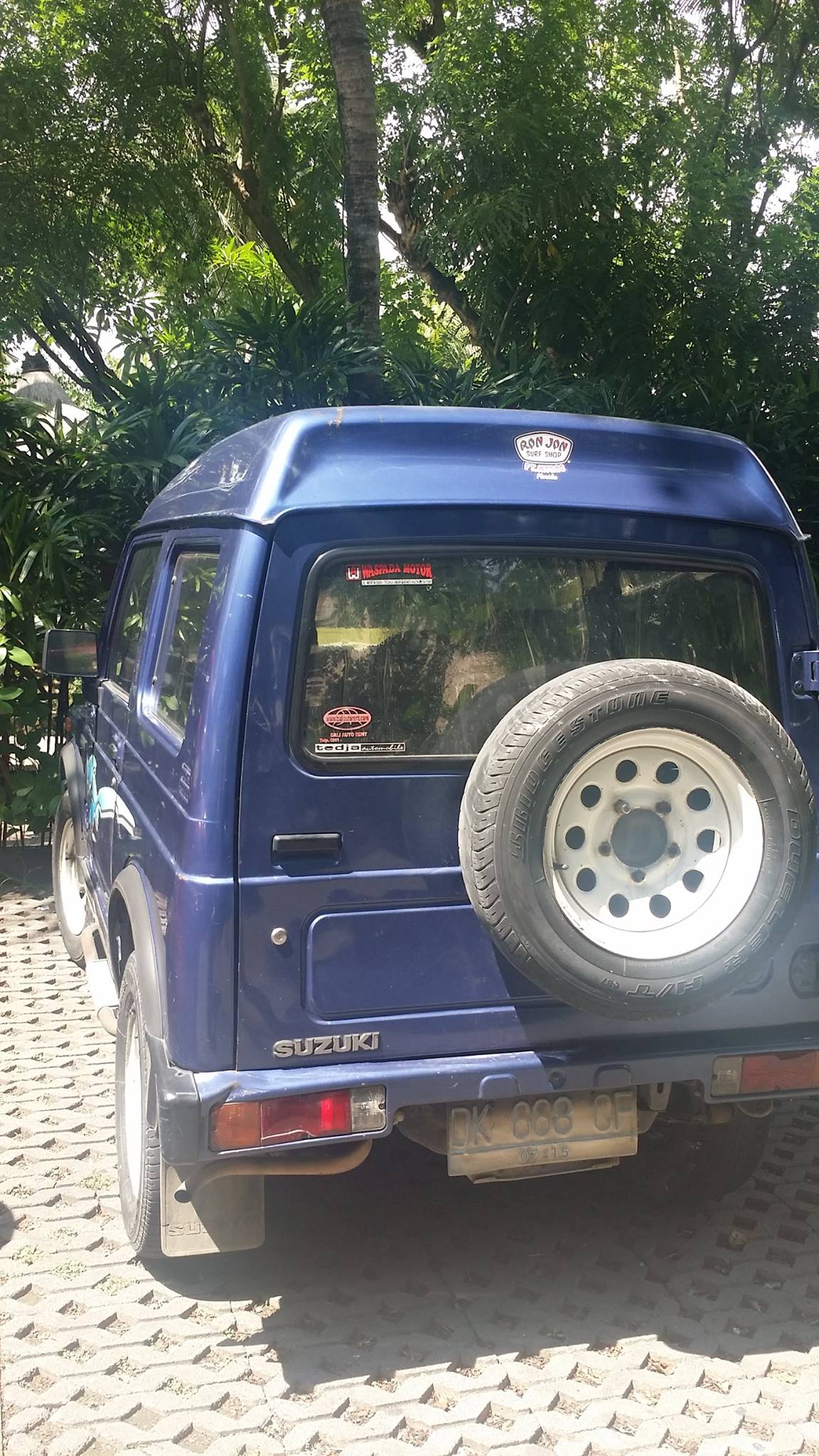 Scooter in Bali pretty sure this is my buddies car from Tulsa 1985