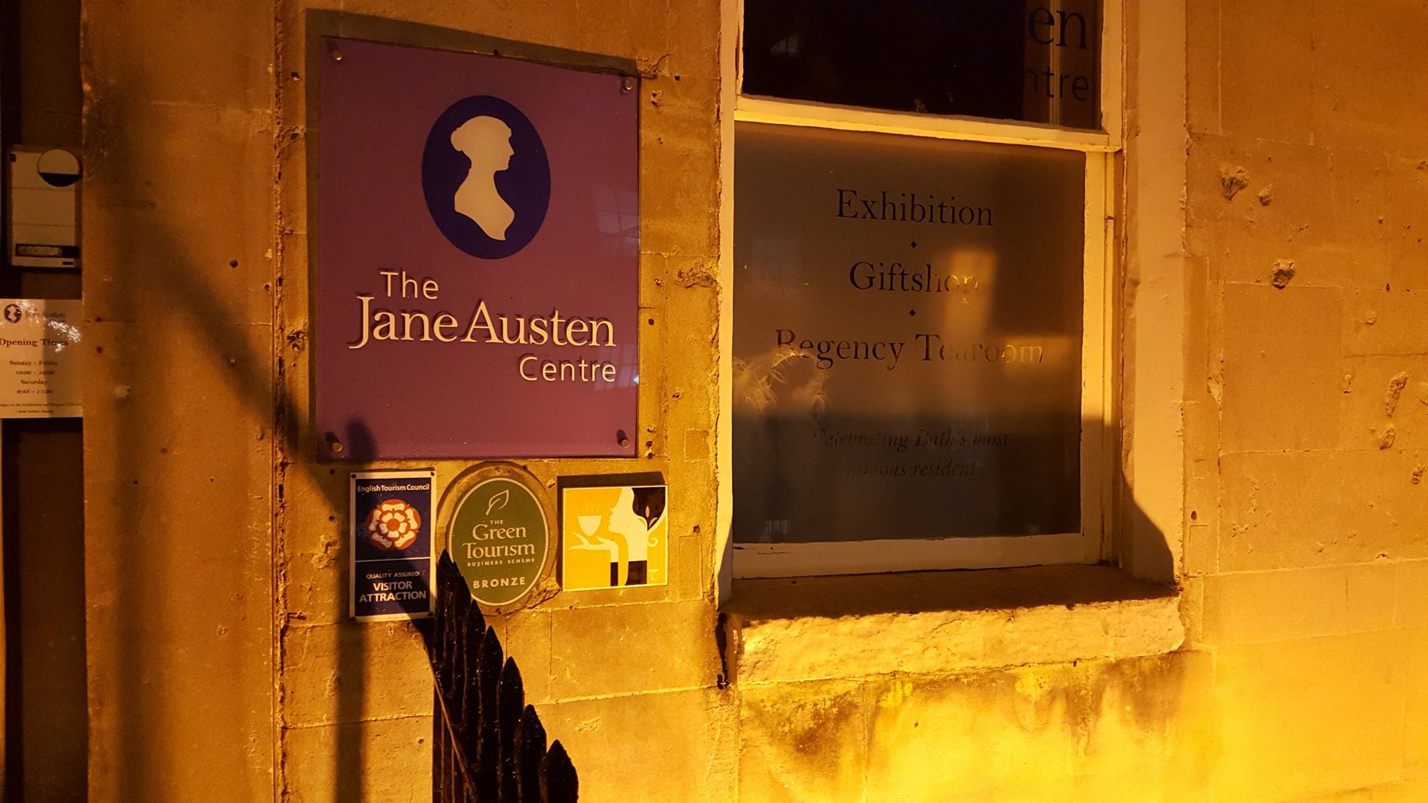 No longer karaoke but Jane Austen Walking Tours Bath