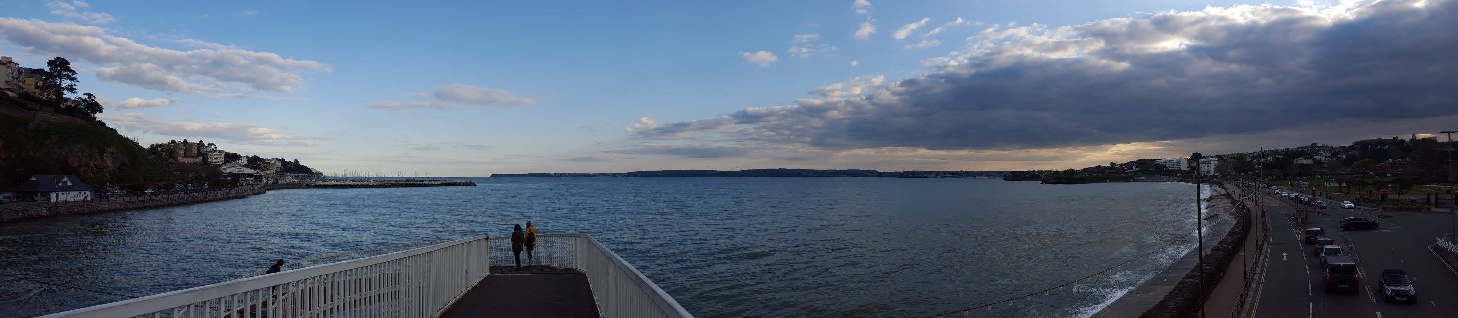 Torbay from Torquay panoramic view English Riviera Devon