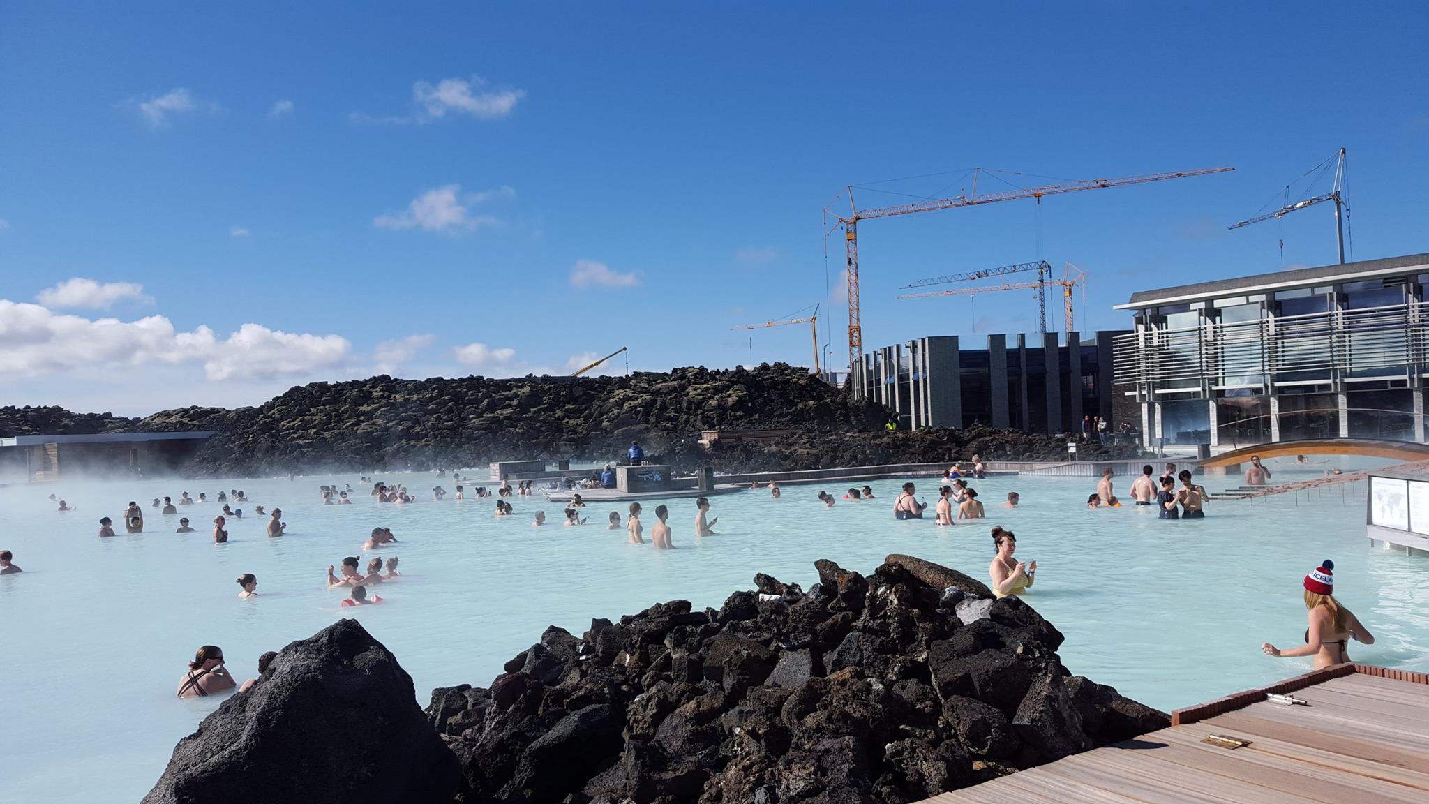 Blue Lagoon Iceland Sharon JC geothermal spa