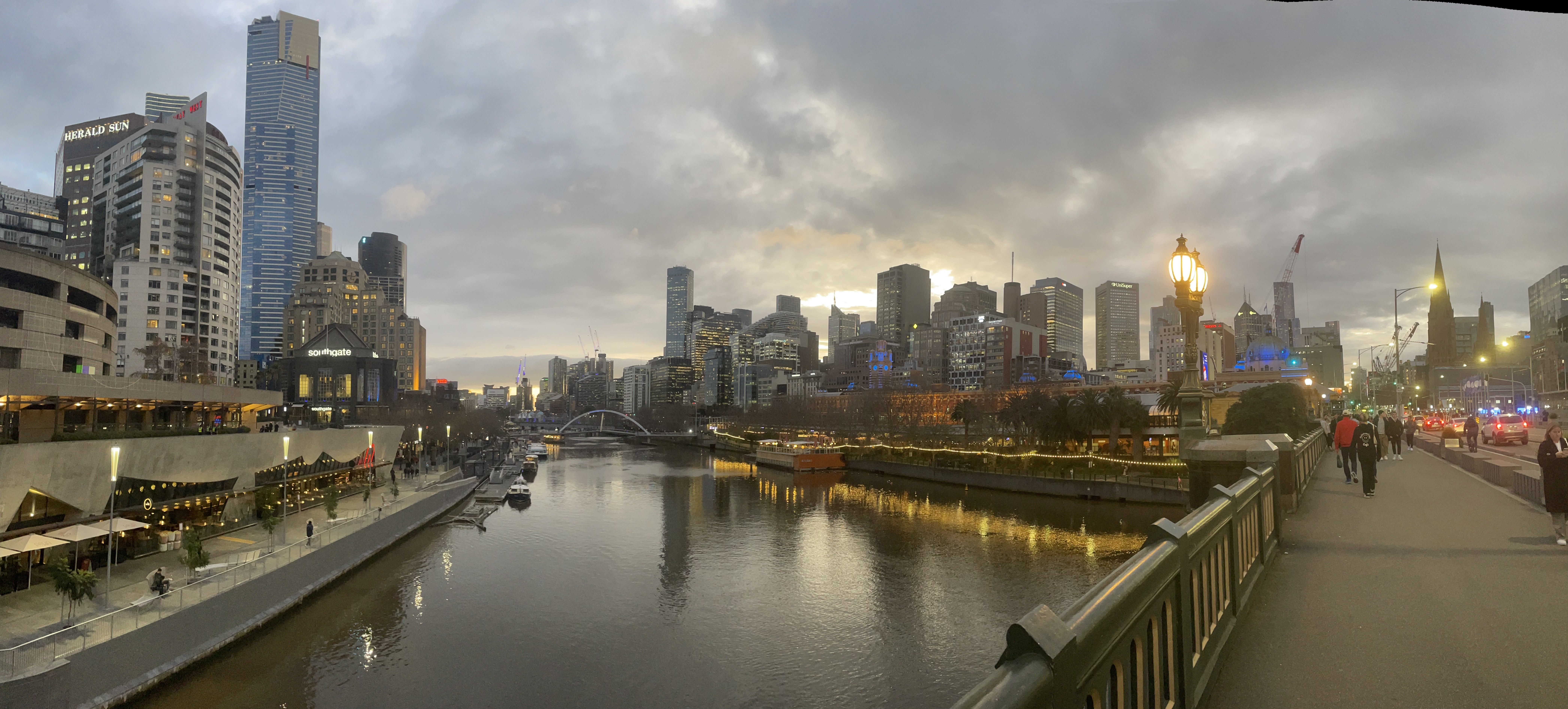Melbourne CBD and Yarra River Southbank