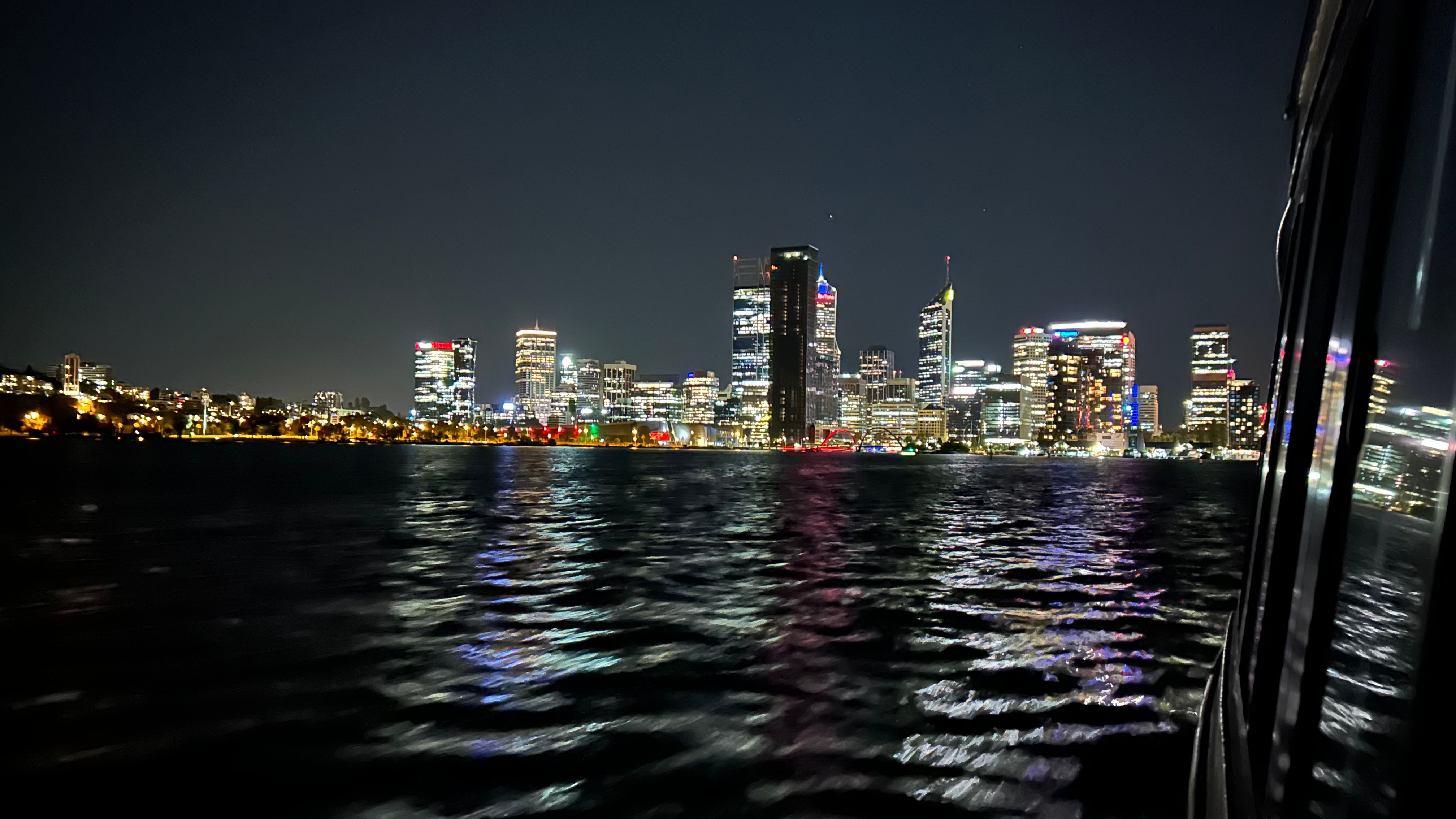 Perth CBD view from river