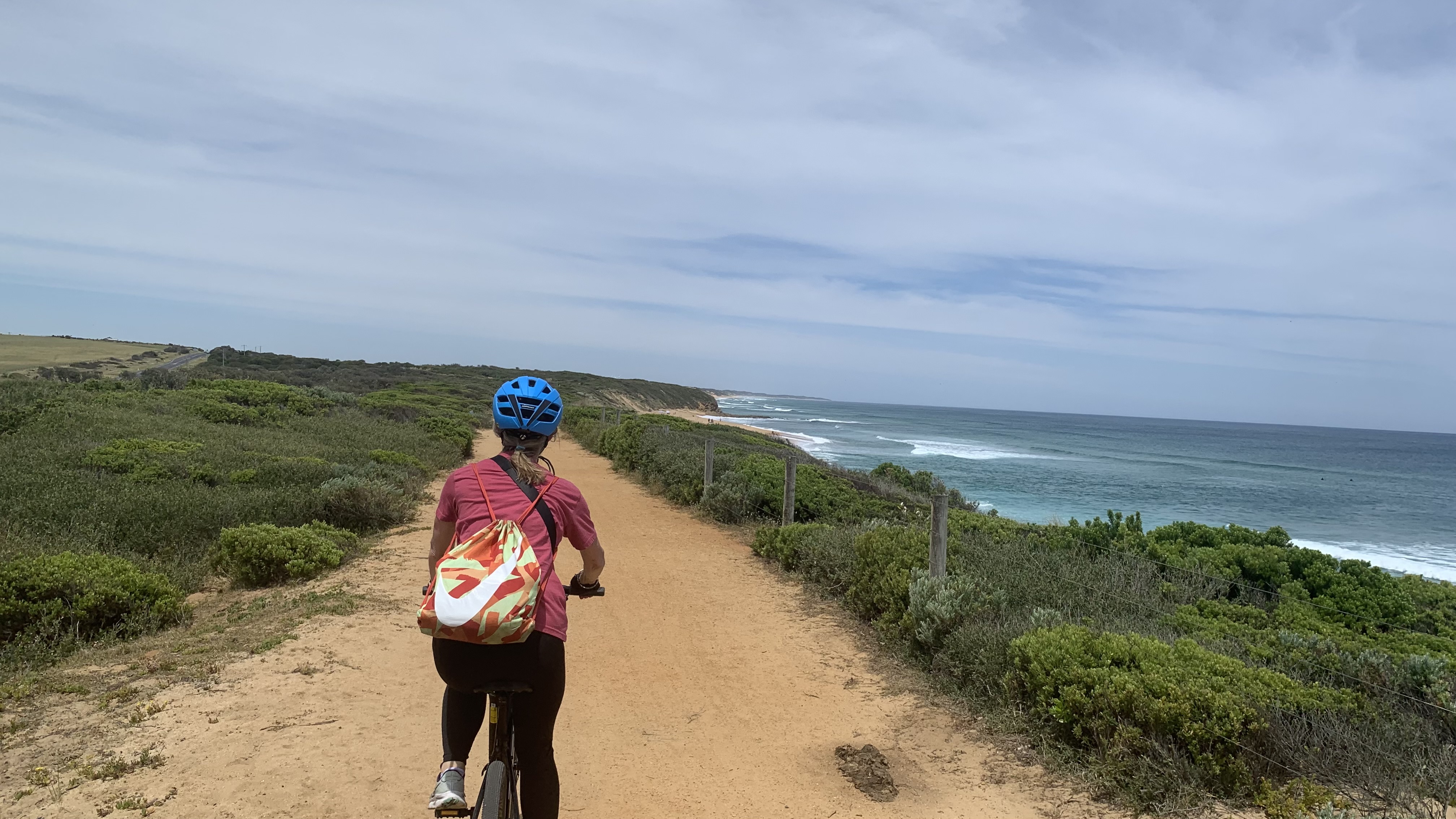 Rail trail Kilkunda Victoria countryside