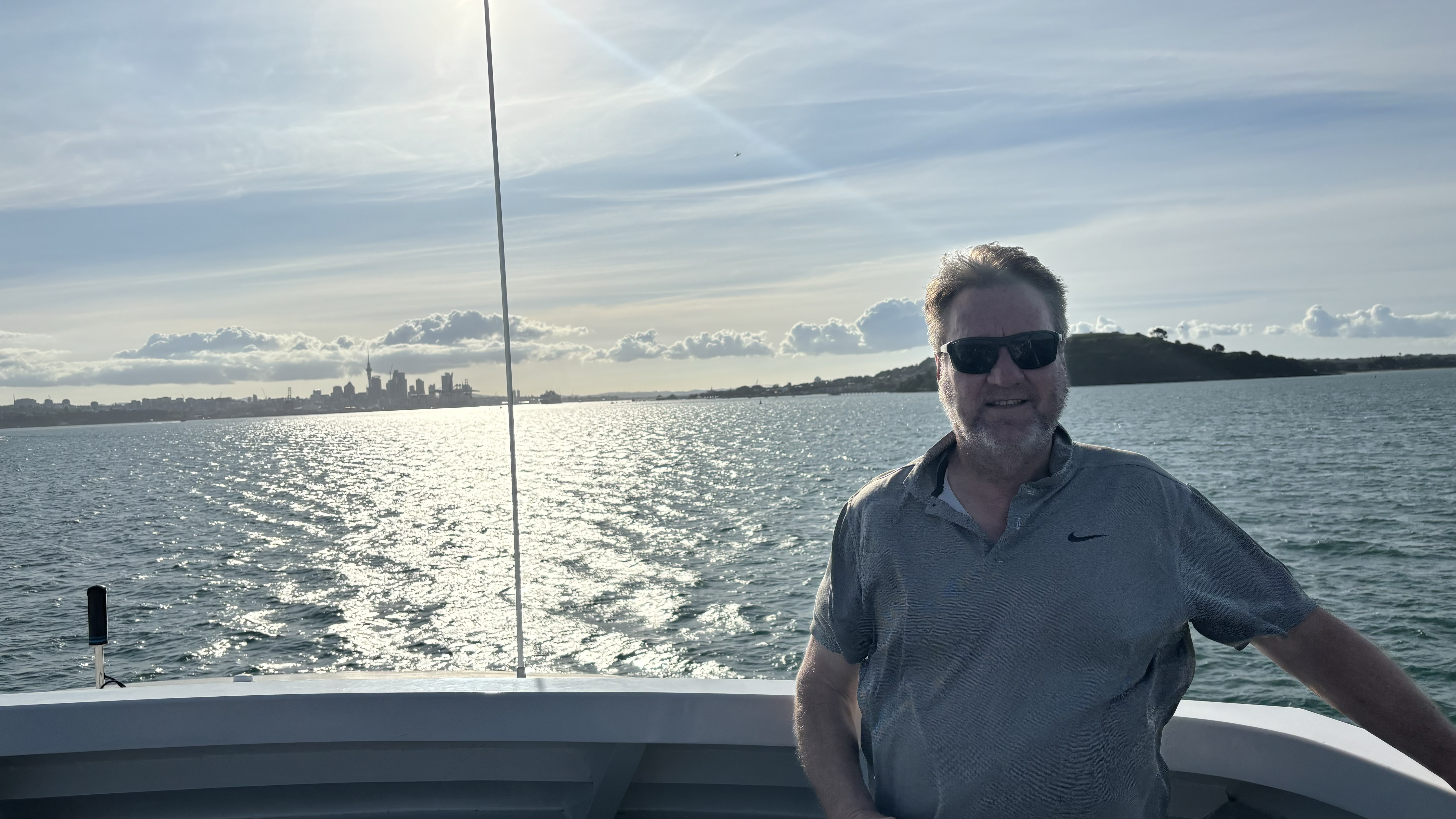 Auckland Harbour from Waiheke ferry
