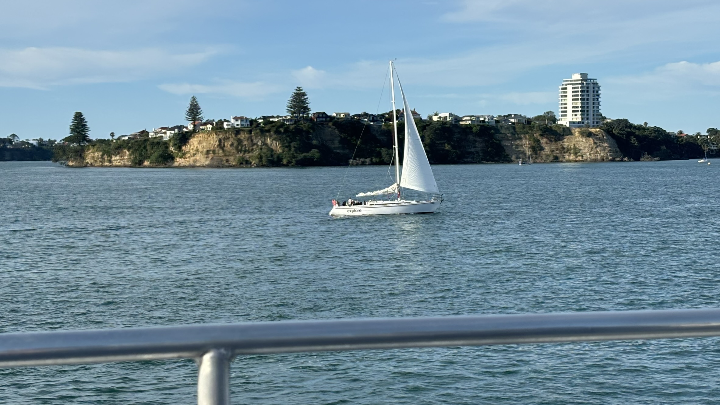 Ferry ride back to Auckland from Waiheke