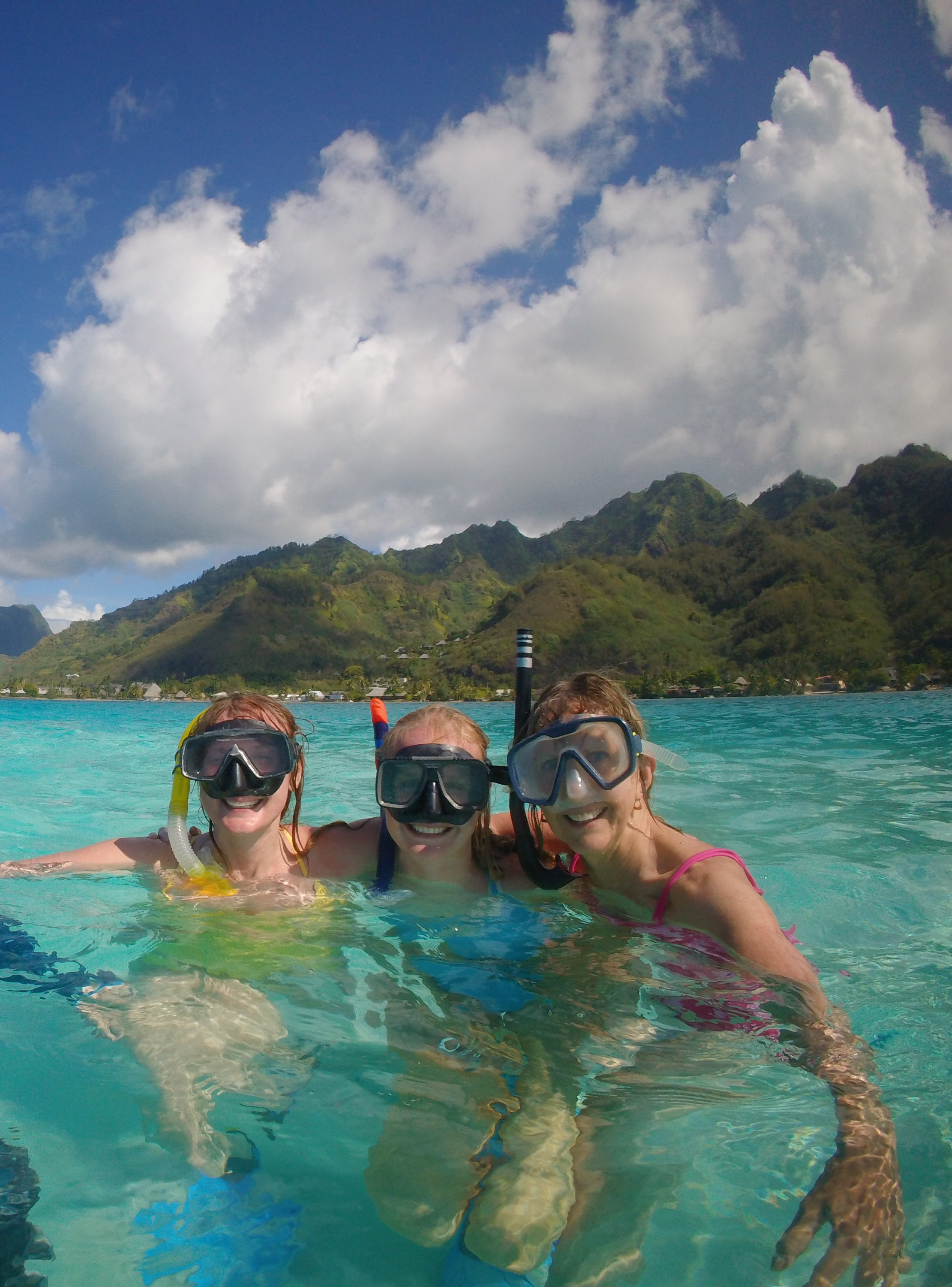 Moorea French Polynesia lagoon reef