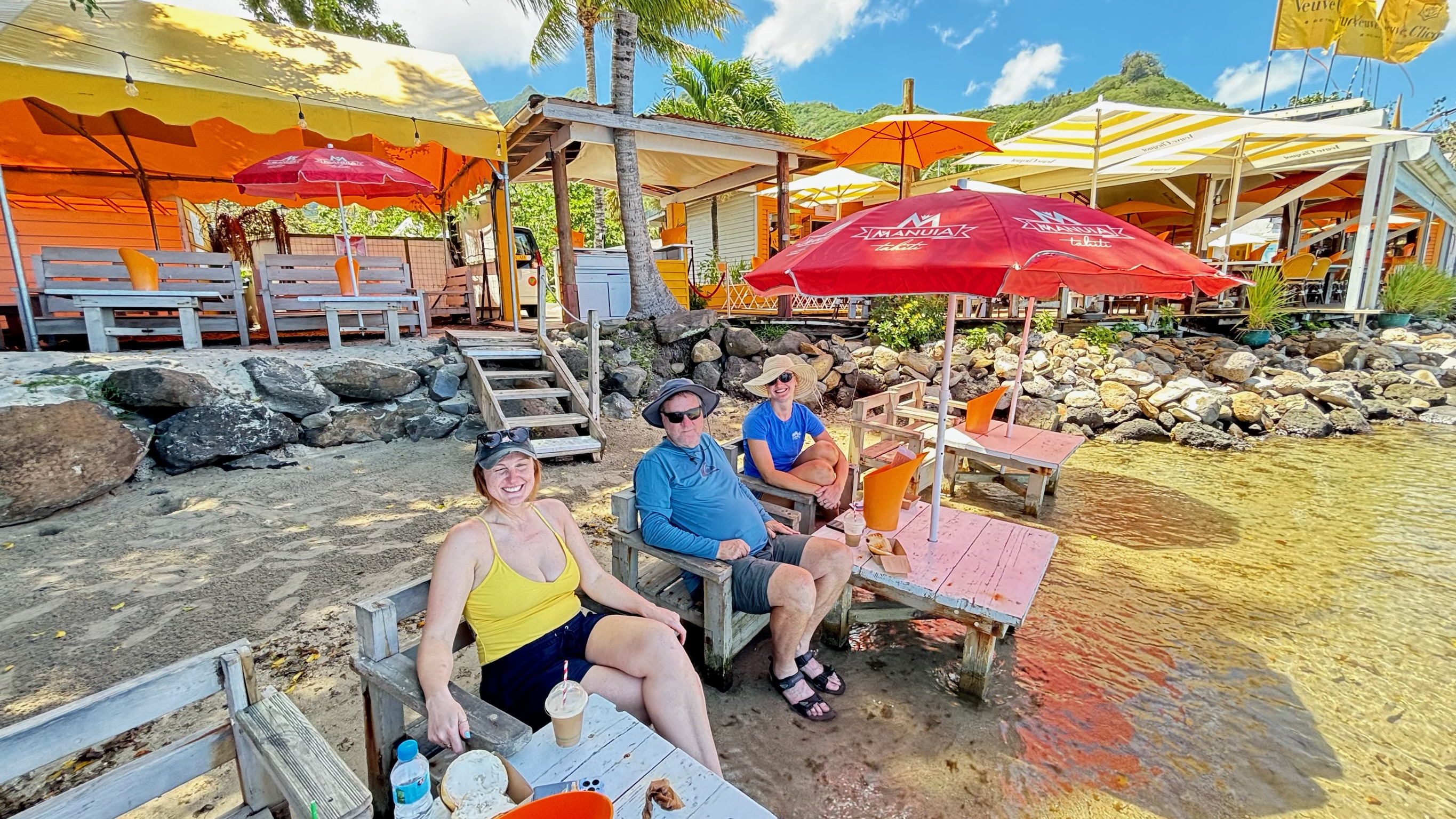 Moorea Beach Cafe breakfast reef French Polynesia