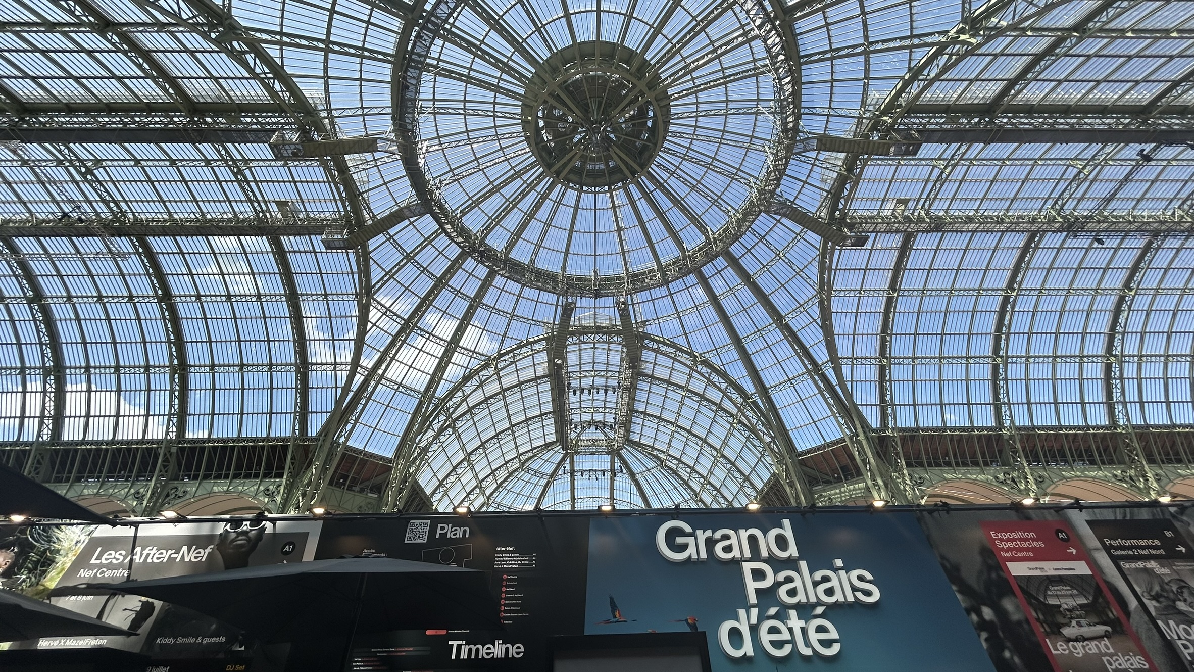 Grand Palais Paris main axis walk