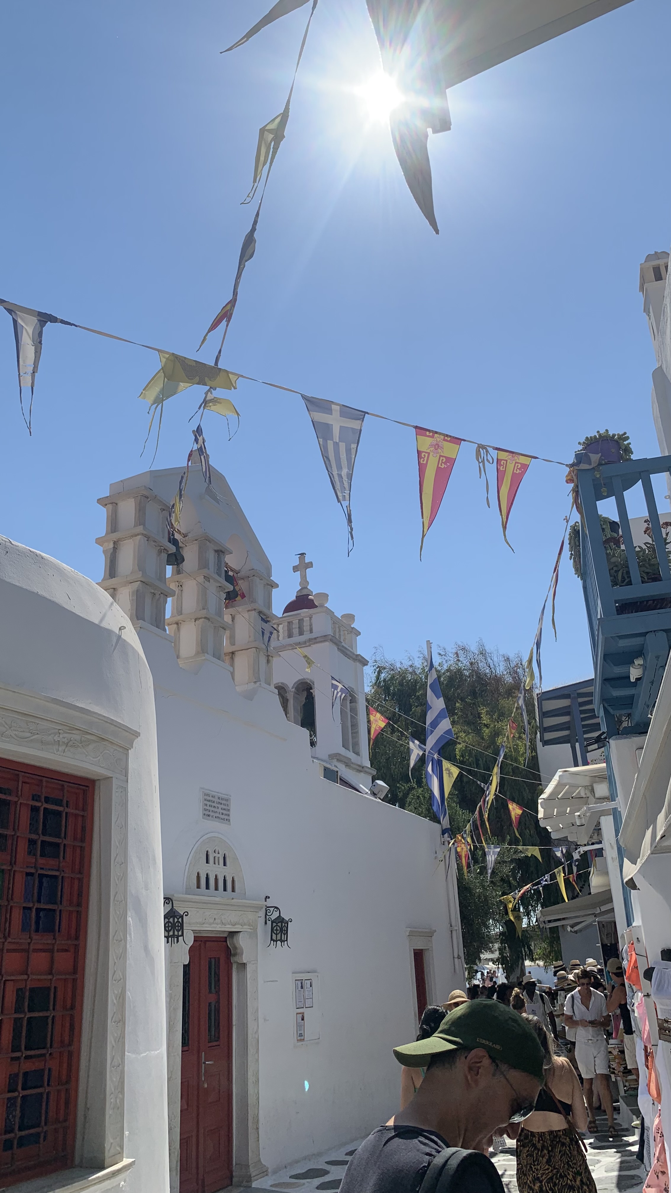 Mykonos harbour Greece