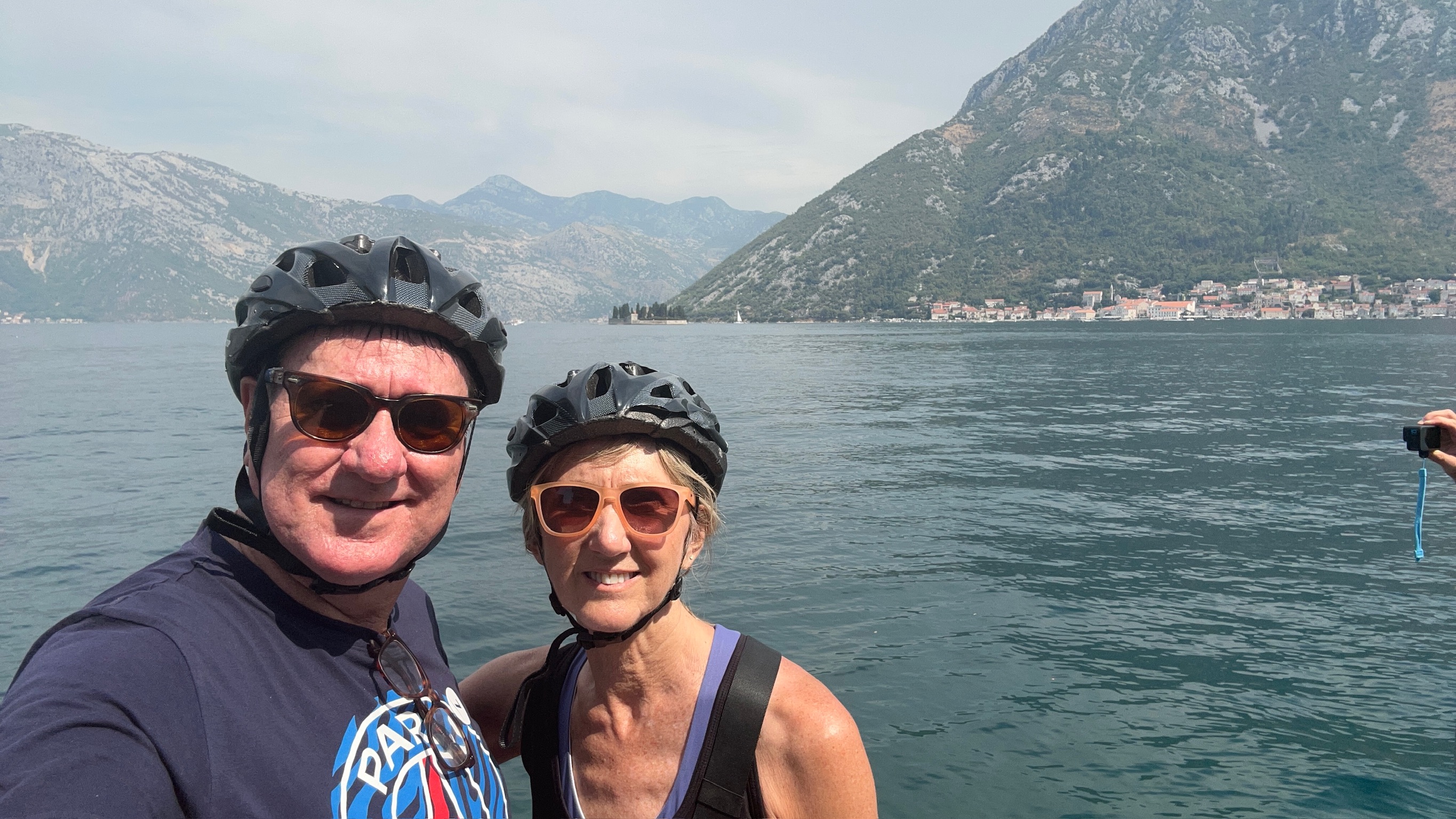 Bay of Kotor bike ride panorama