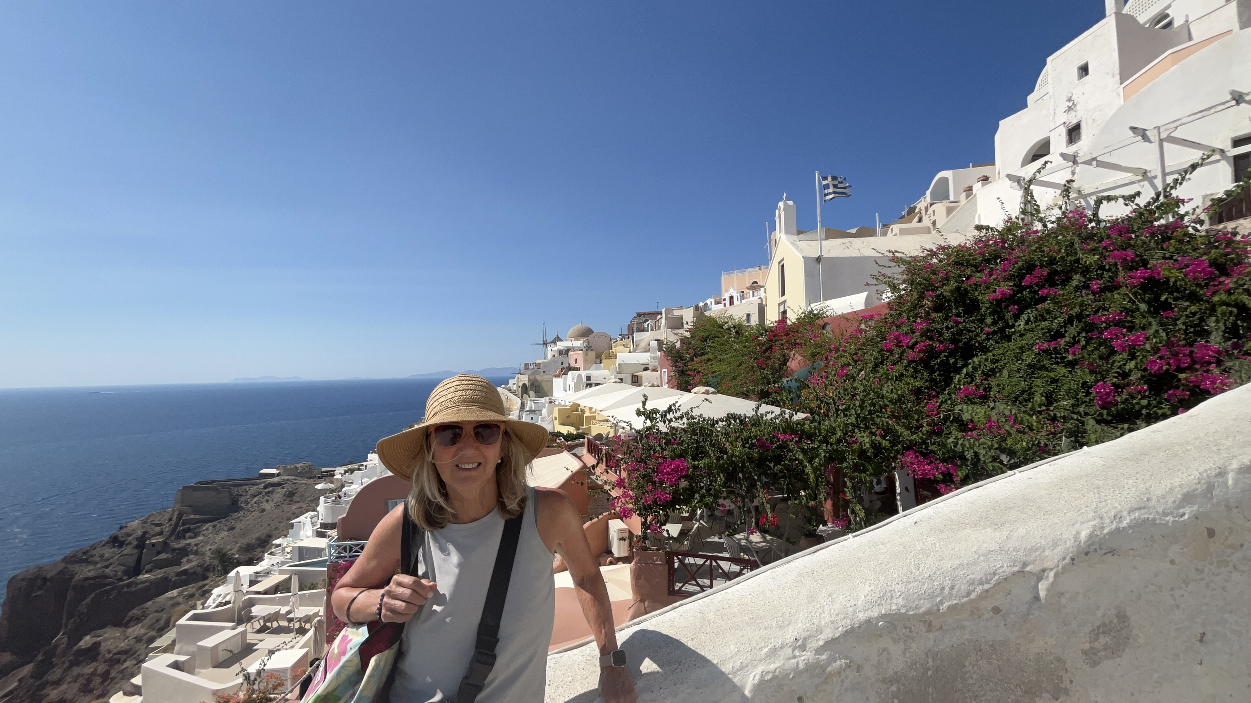 Oia blue domes Santorini
