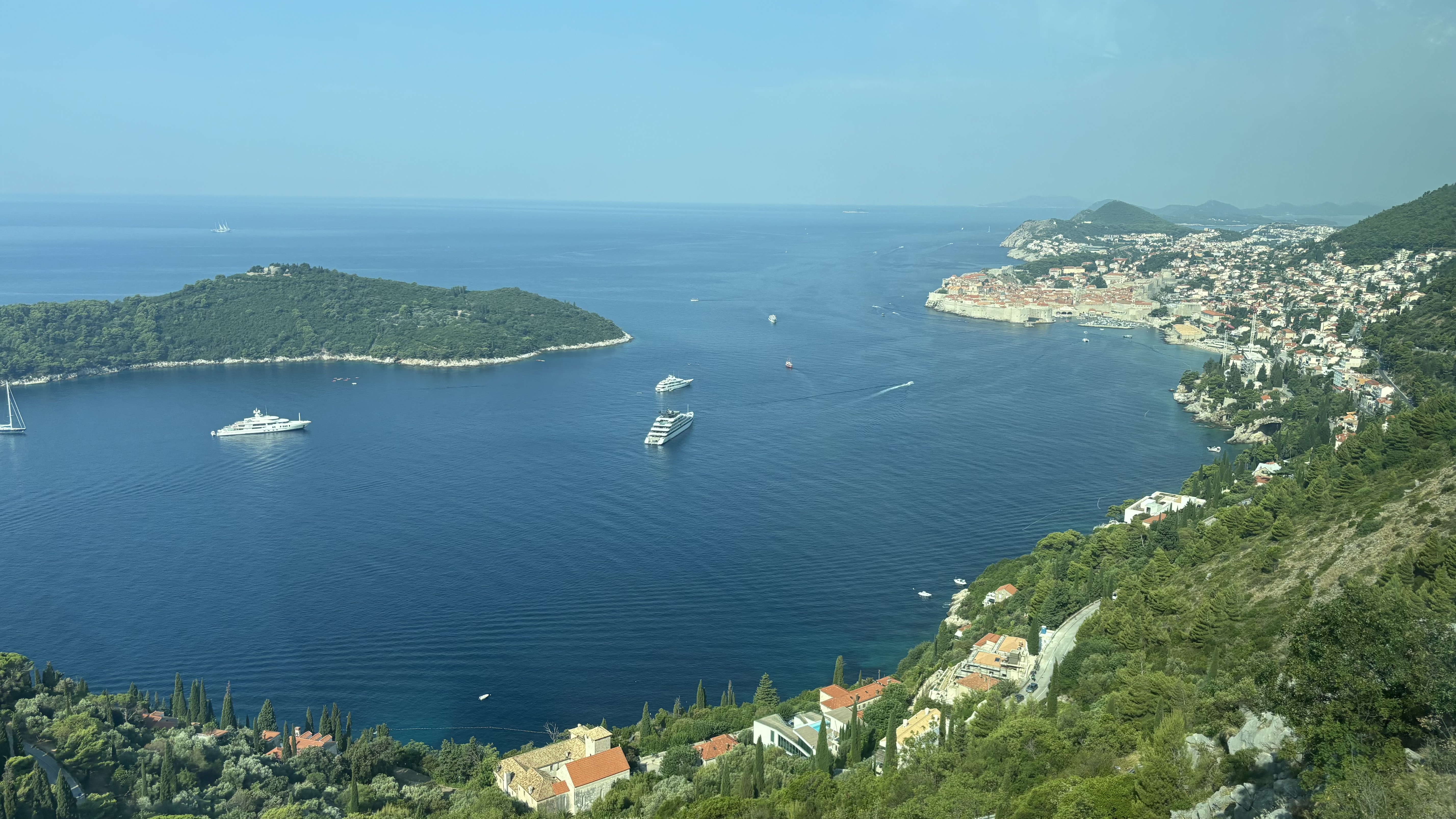 Croatian Riviera overlooking Dubrovnik