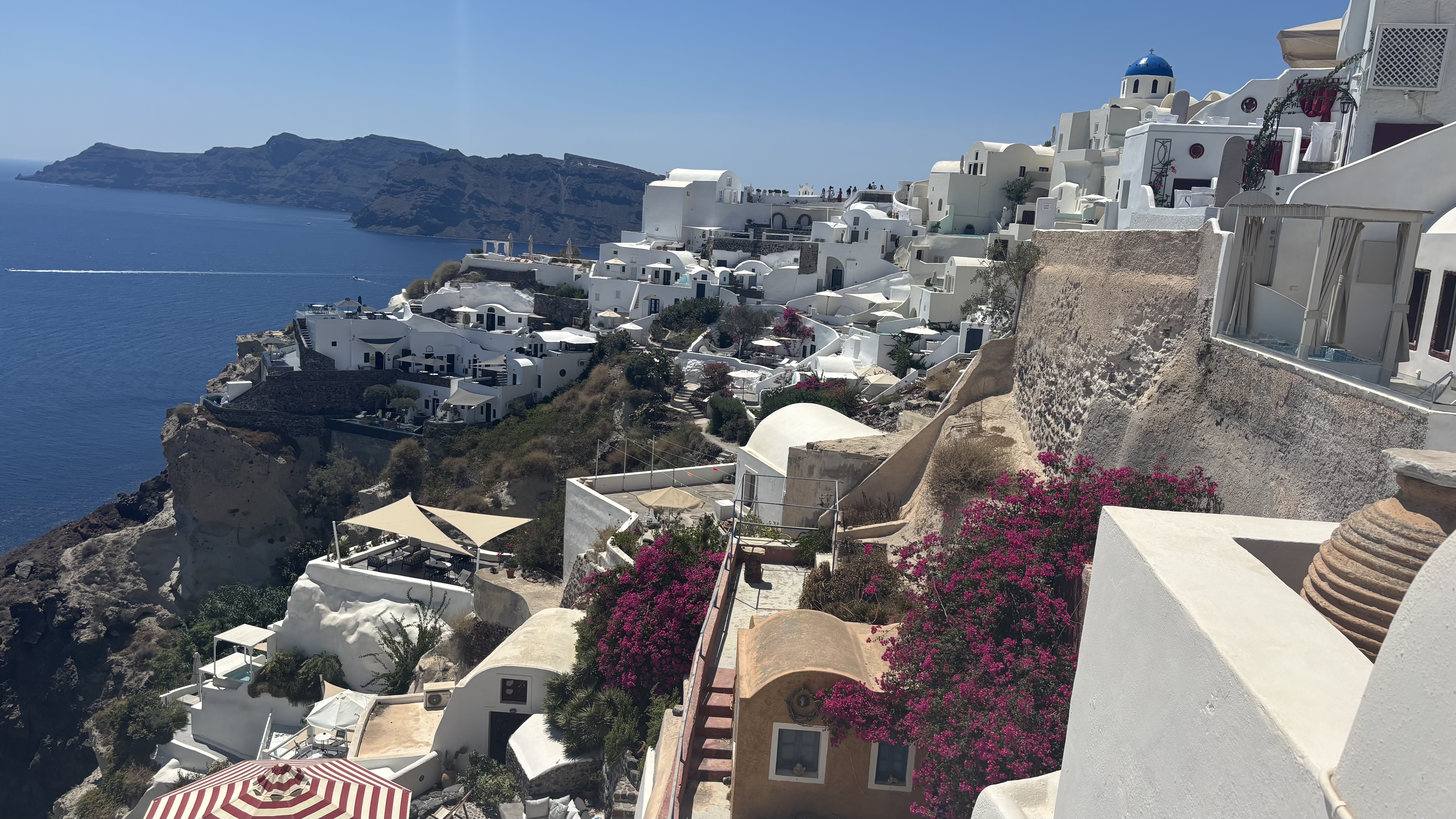 Oia caldera view